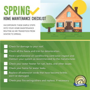 Spring home maintenance checklist.